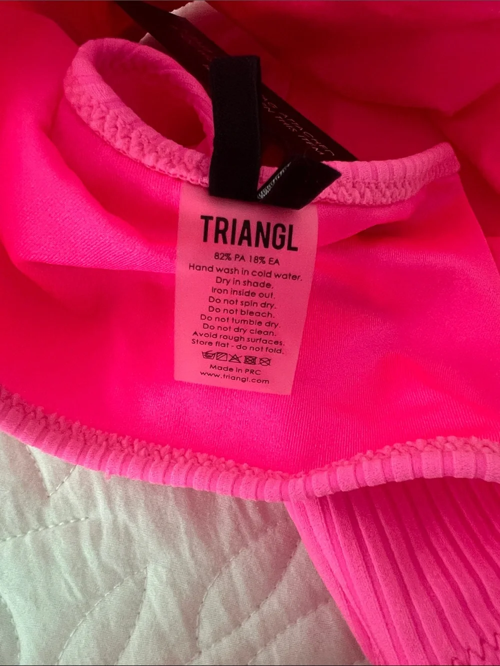 Triangle One-Shoulder Bikini Set size L/XL